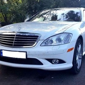 390 Mercedes W221 S550 білий оренда - авто на весілля у Києві - портфоліо 3