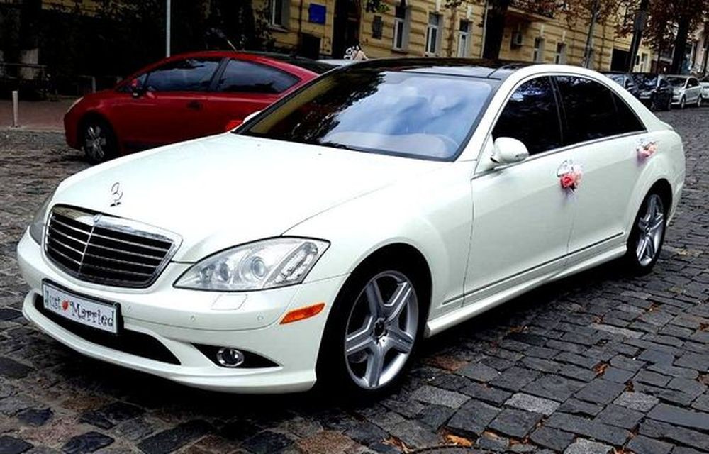 390 Mercedes W221 S550 білий оренда 