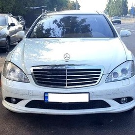 390 Mercedes W221 S550 білий оренда - авто на весілля у Києві - портфоліо 4