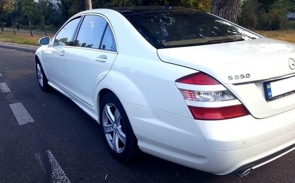 390 Mercedes W221 S550 білий оренда 