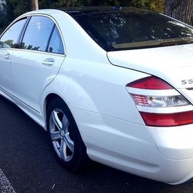 390 Mercedes W221 S550 білий оренда - авто на весілля у Києві - портфоліо 6