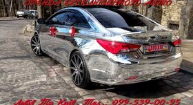 ЭКСКЛЮЗИВНАЯ ЗЕРКАЛЬНАЯ HYUNDAI SONATA YF - авто на весілля у Києві - портфоліо 1