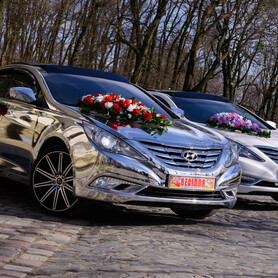 ЭКСКЛЮЗИВНАЯ ЗЕРКАЛЬНАЯ HYUNDAI SONATA YF - авто на весілля у Києві - портфоліо 4