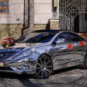 ЭКСКЛЮЗИВНАЯ ЗЕРКАЛЬНАЯ HYUNDAI SONATA YF - авто на весілля у Києві - портфоліо 3