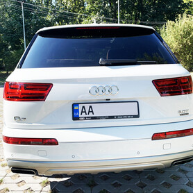 Новый белый Audi Q7 3.0T Quattro (2018) - авто на весілля у Києві - портфоліо 6