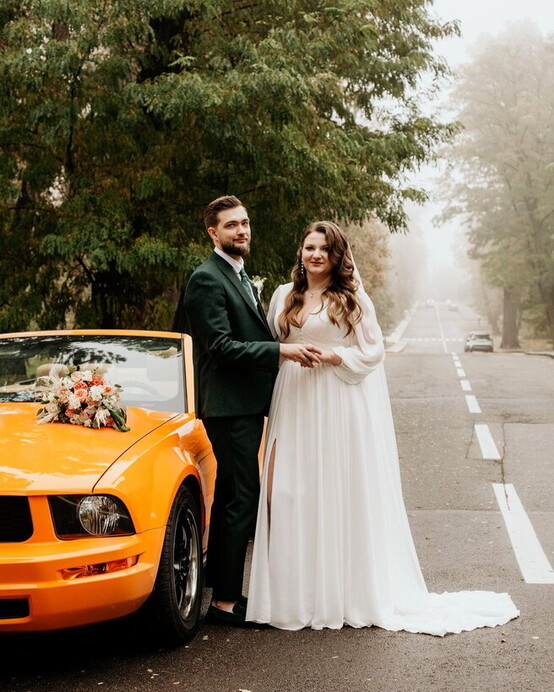 159 Ford Mustang кабриолет оранжевый прокат аренда 