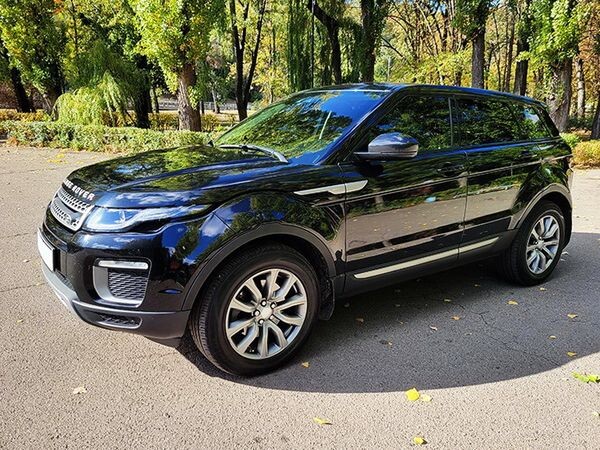 255 Range Rover Evoque чорний прокат оренда 