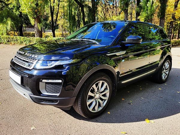 255 Range Rover Evoque чорний прокат оренда 