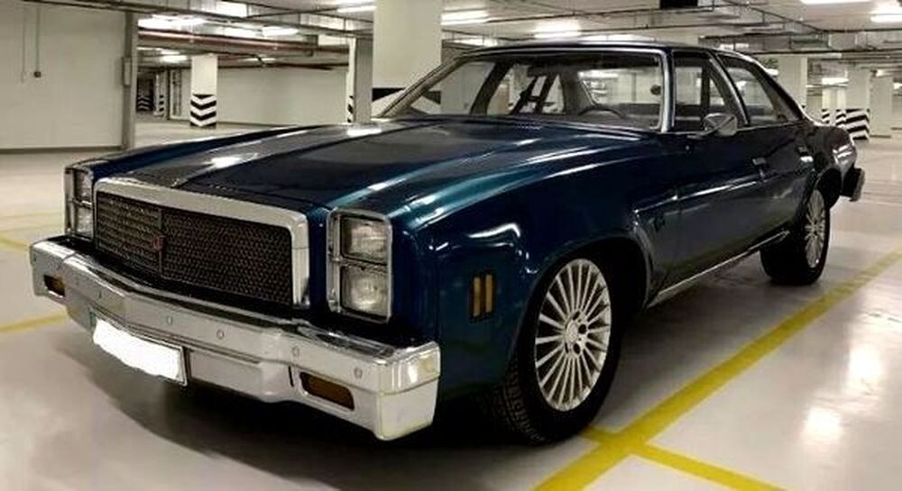 387 Ретро авто Chevrolet Malibu Classic blue 