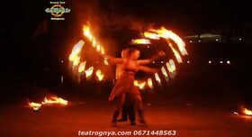 Огненный Театр "SANSARA". Фаер шоу, салюты🔥🔥🔥 - артист, шоу у Черкасах - фото 3