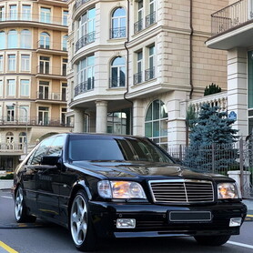 117 Mercedes Benz W140 S7.3 V12 Brabus чорний - авто на весілля у Києві - портфоліо 6
