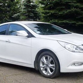 166 Hyundai Sonata білий NEW - авто на весілля у Києві - портфоліо 4