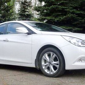 166 Hyundai Sonata білий NEW - авто на весілля у Києві - портфоліо 3