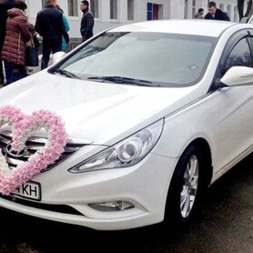 166 Hyundai Sonata білий NEW - авто на весілля у Києві - портфоліо 2