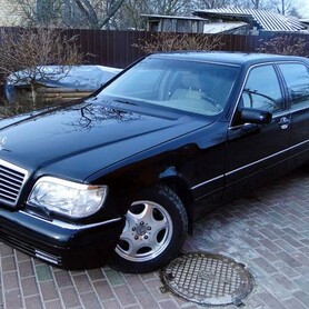 173 Mercedes W140 S600 чорний - авто на весілля у Києві - портфоліо 1