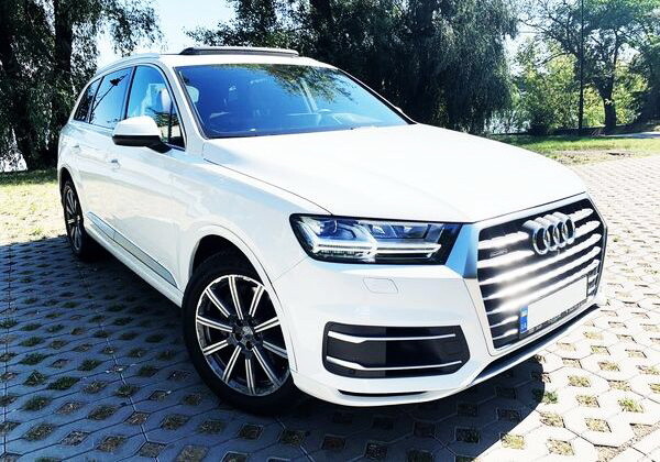 394 Позашляховик на весілля Audi Q7 біла оренда 