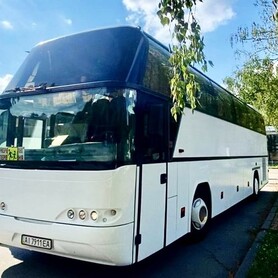 299 Прокат Neoplan 116H білий - авто на весілля у Києві - портфоліо 1