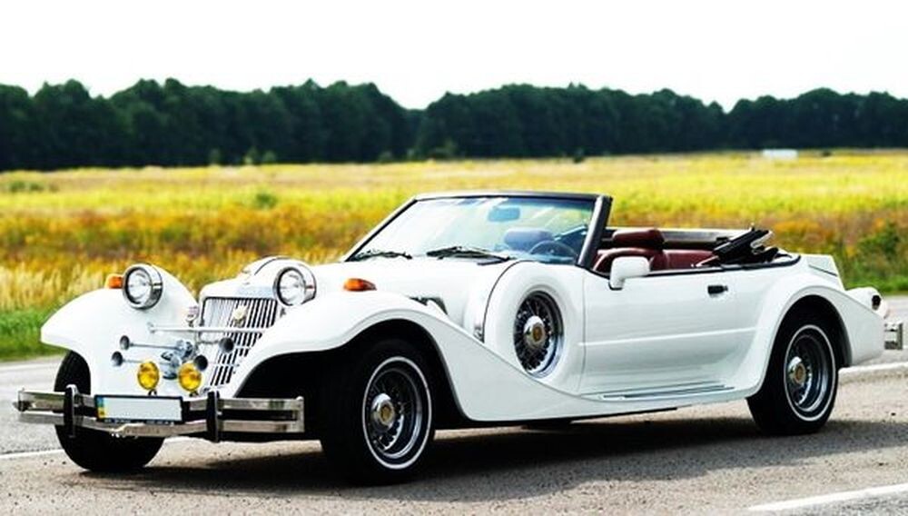 239 Ретро кабріолет білий Mitsuoka Dore 