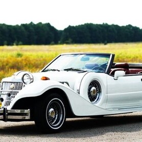 239 Ретро кабріолет білий Mitsuoka Dore - авто на весілля у Києві - портфоліо 1