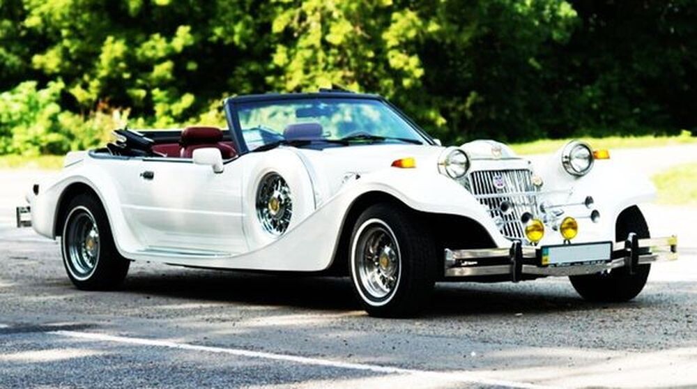 239 Ретро кабріолет білий Mitsuoka Dore 