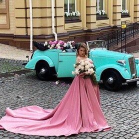 137 Кабріолет ретро Opel бирюзовый оренда - авто на весілля у Києві - портфоліо 6