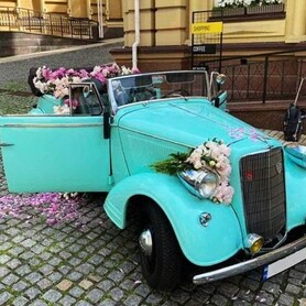 137 Кабріолет ретро Opel бирюзовый оренда - авто на весілля у Києві - портфоліо 2