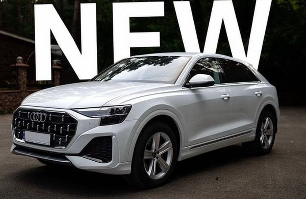 041 Позашляховик Audi Q8 біла прокат оренда 