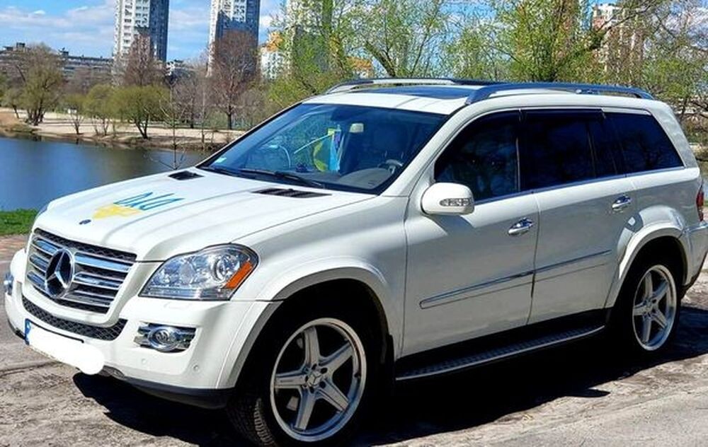 270 Внедорожник на свадьбу Mercedes Benz GL белый  