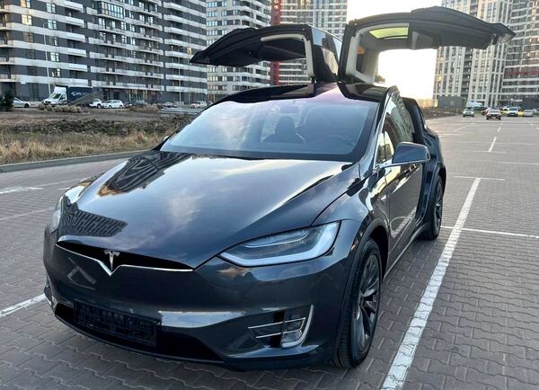 287 Прокат авто Tesla Model X серая  
