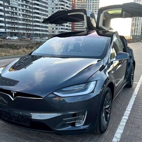 287 Прокат авто Tesla Model X серая - авто на весілля у Києві - портфоліо 1
