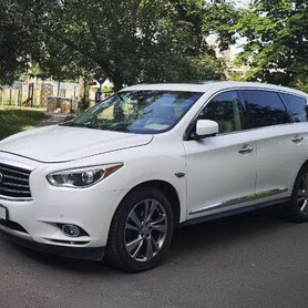 405 Позашляховик на весілля Infiniti GX60 біла - авто на весілля у Києві - портфоліо 1