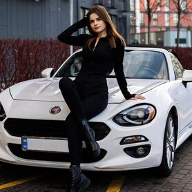 200 Кабріолет на весілля Fіat 124 Spider білий - авто на весілля у Києві - портфоліо 2