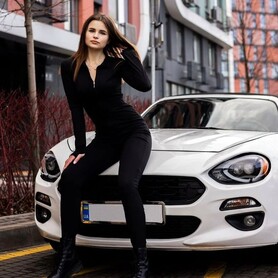 200 Кабріолет на весілля Fіat 124 Spider білий - авто на весілля у Києві - портфоліо 3