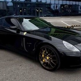 281 Ferrari 612 чорна для фотосесії зйомки - авто на весілля у Києві - портфоліо 1