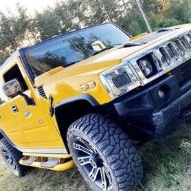 442 Hummer H2 жовтий — оренда на зйомки в Києві - авто на весілля у Києві - портфоліо 2