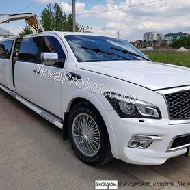 Лімузин Інфініті QX80 - авто на весілля у Рівному - портфоліо 1