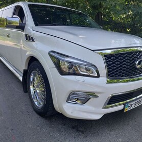 Лімузин Інфініті QX80 - авто на весілля у Рівному - портфоліо 6