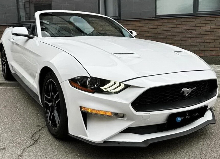 094 Прокат кабріолет Ford Mustang GT білий 
