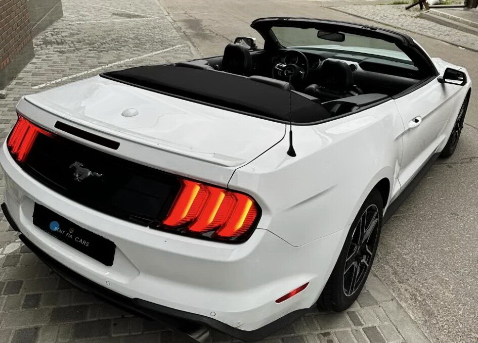 094 Прокат кабріолет Ford Mustang GT білий 