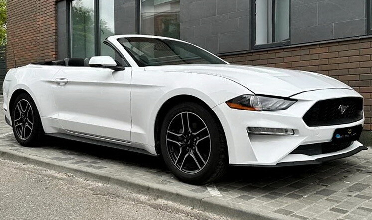 094 Прокат кабріолет Ford Mustang GT білий 