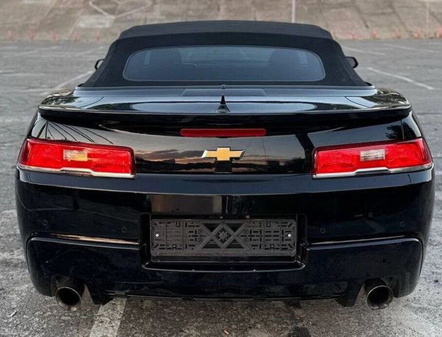 091 Прокат кабріолет Chevrolet Camaro чорний  