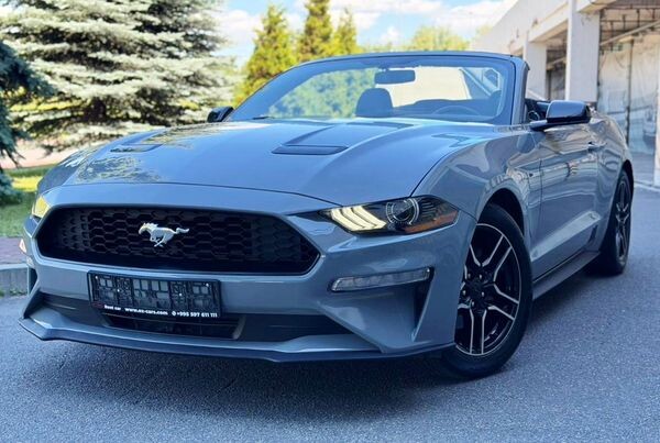 027 Прокат кабріолет Ford Mustang GT сірий 