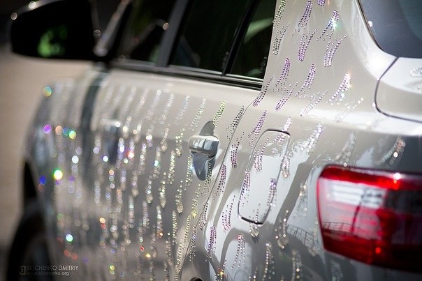Toyota Camry Swarovski crystals  