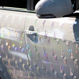 Toyota Camry Swarovski crystals - авто на весілля у Дніпрі - портфоліо 3