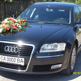 AUDI - A8 LONG - авто на весілля у Черкасах - портфоліо 1