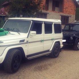 Mercedes G-class (кубик) Чорний і Білий - авто на весілля у Хусті - портфоліо 5