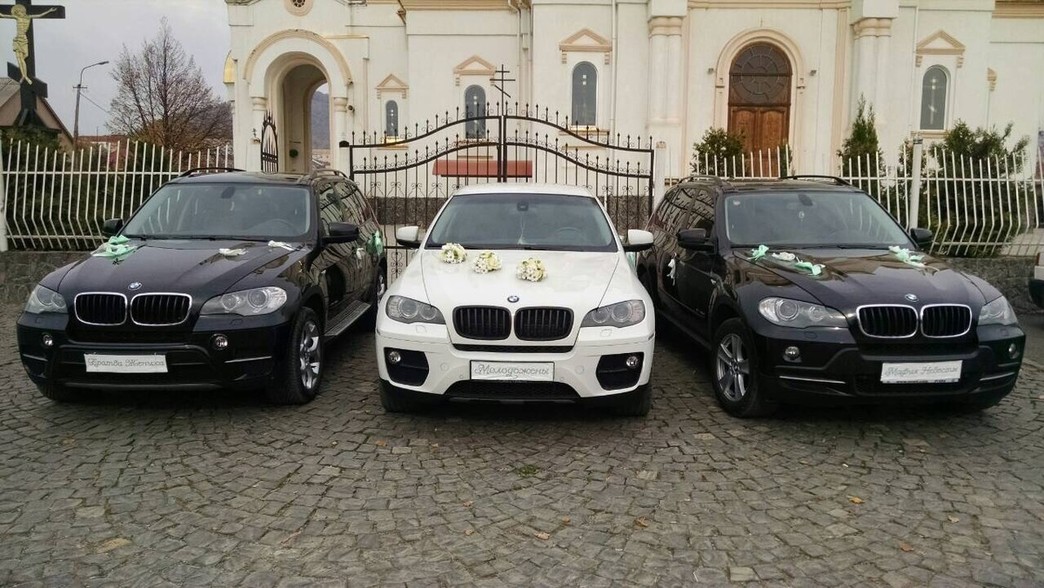 BMW X6 Біла & X5 чорні 