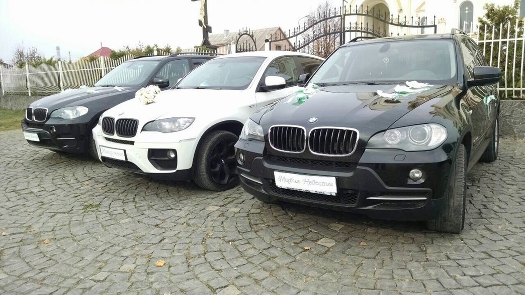 BMW X6 Біла & X5 чорні 