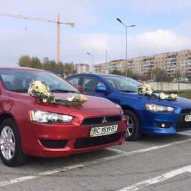Mitsubishi Lancer X - авто на весілля у Львові - портфоліо 2