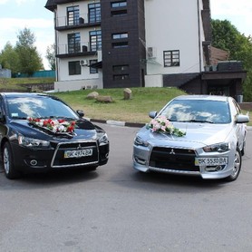 Mitsubishi Lancer X - авто на весілля у Рівному - портфоліо 1